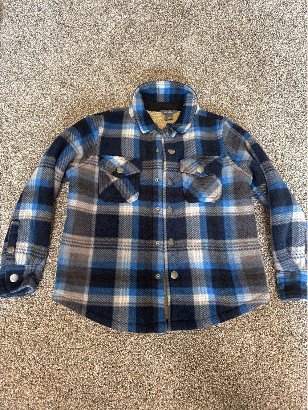 Eddie Bauer Fleece Flannel Shacket